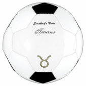 Taurus Zodiac Symbol Element van Kenneth Yoncich Voetbal (Voorkant)