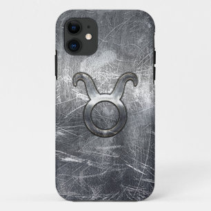 Taurus Zodiac Symbol Grunge Style Case-Mate iPhone Case
