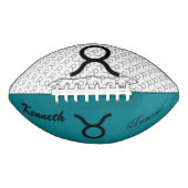 Taurus Zodiac Symbol Standard van Kenneth Yoncich American Football (Voorkant)