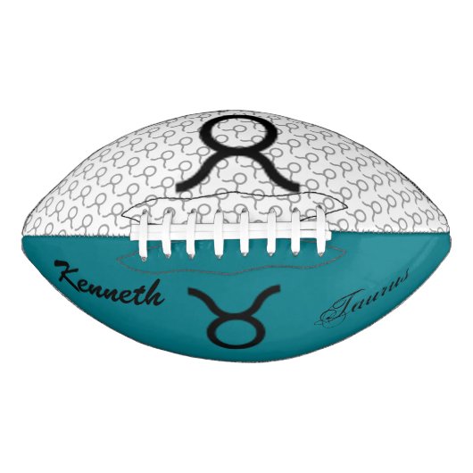 Taurus Zodiac Symbol Standard van Kenneth Yoncich American Football (Voorkant)