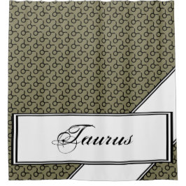 Taurus Zodiac Symbol Standard van Kenneth Yoncich Douchegordijn