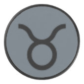 Taurus Zodiac Symbol Standard van Kenneth Yoncich Hockey Puck (Voorkant)