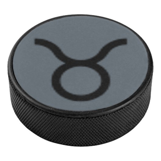 Taurus Zodiac Symbol Standard van Kenneth Yoncich Hockey Puck (3/4)
