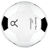 Taurus Zodiac Symbol Standard van Kenneth Yoncich Voetbal (Gedraaid)