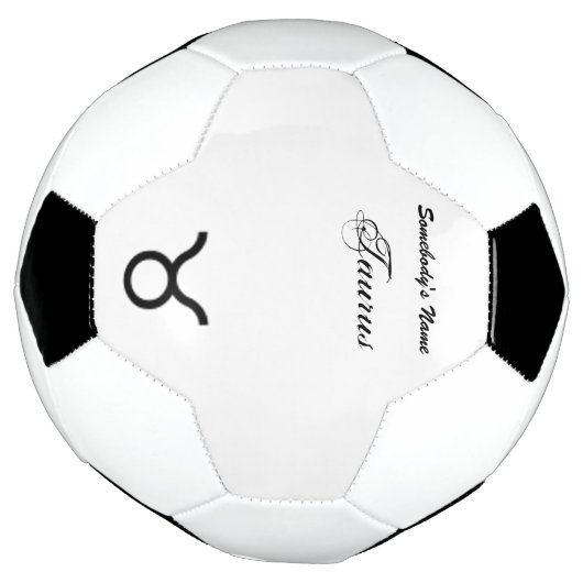 Taurus Zodiac Symbol Standard van Kenneth Yoncich Voetbal (Gedraaid)