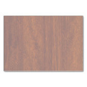 Taurus Zodiac Symbool in Mahogany Style print Kaart (Achterkant)