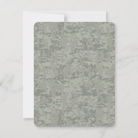 Taurus Zodiac-symbool op Green Digital Camo (Achterkant)