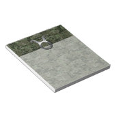 Taurus Zodiac-symbool op Green Digital Camo Notitieblok (Schuin)