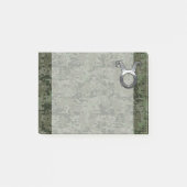 Taurus Zodiac-symbool op Green Digital Camouflage Post-it® Notes (Voorkant)