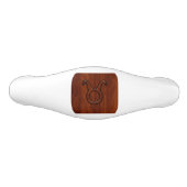 Taurus Zodiac Symbool op Mahogany stijl print Keramische Ladegreep (Voorkant)