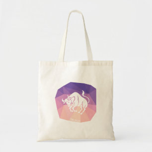 Taurus zodiac-teken moderne canvas tas