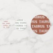 Taurus Zodiac thema verjaardagsfeestje Confetti (Voorkanten)