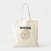taurus zodiac tote bag (Voorkant)