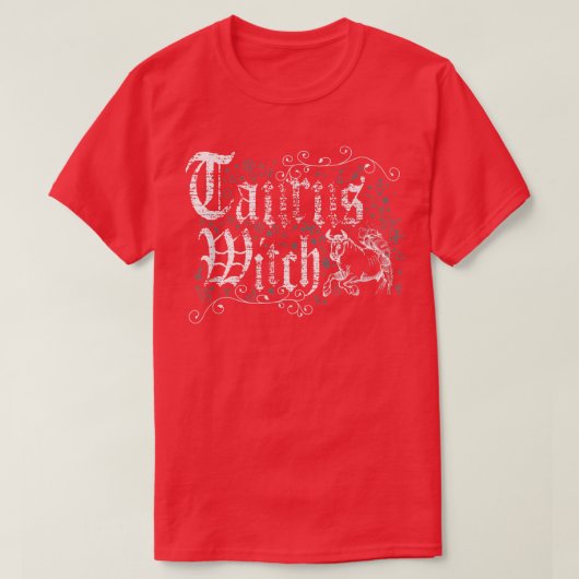 Taurus Zodiac Witchcraft  in nood Horosc T-shirt (Design voorkant)