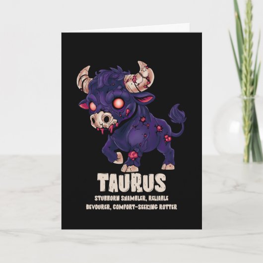 Taurus Zombie Kaart (Voorkant)