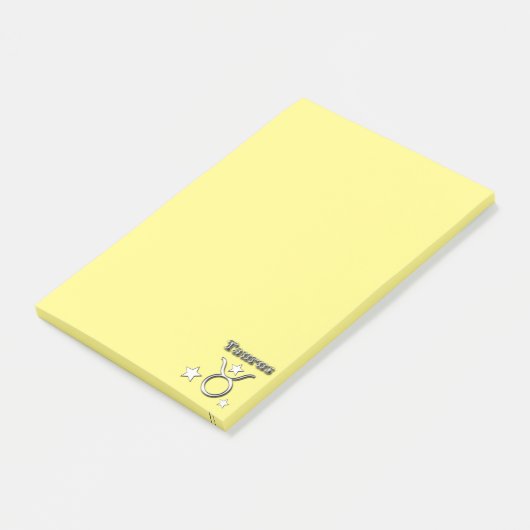 Tauruschroomsymbool Post-it® Notes (Schuin)
