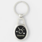 Tauruschroomsymbool Sleutelhanger (Voorkant)