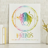 Tauruscompatibiliteit ontworpen canvas afdruk
