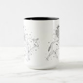TaurusGirl 15oz Zwarte Rand Mok (Midden)