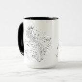 TaurusGirl 15oz Zwarte Rand Mok (Voorkant links)