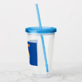 Taurussymbool Acryl Drinkbeker (Links)