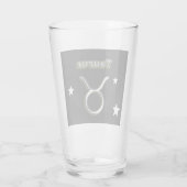 Taurussymbool Glas (Achterkant)