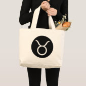 Taurussymbool Grote Tote Bag (Voorkant (product))