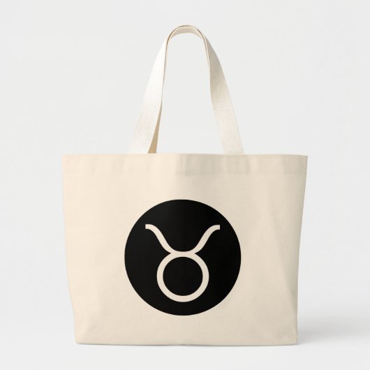 Taurussymbool Grote Tote Bag (Voorkant)