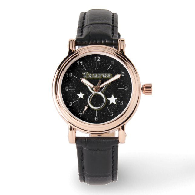 Taurussymbool Horloge (Voorkant)