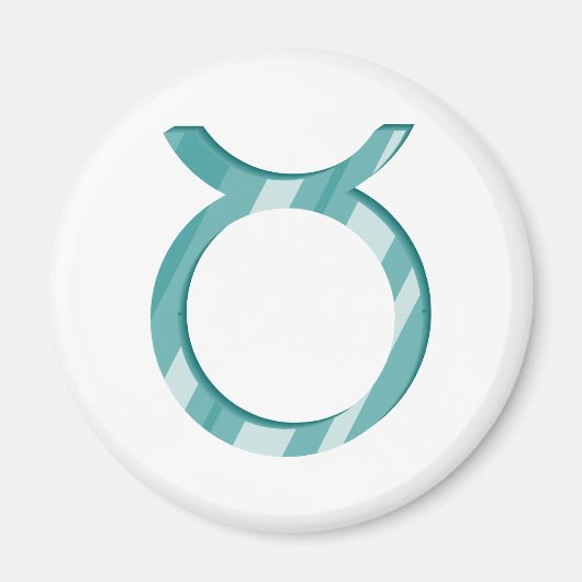 Taurussymbool Magneet (Voorkant)