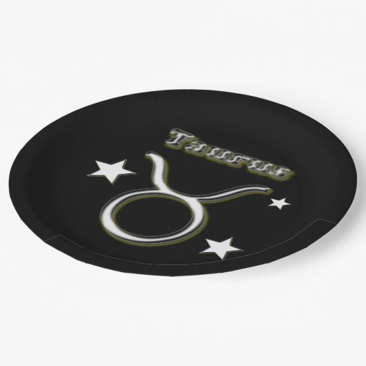 Taurussymbool Papieren Bordje (Gekanteld)