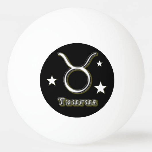 Taurussymbool Pingpongbal (Voorkant)