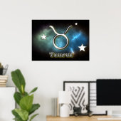 Taurussymbool Poster (Thuiskantoor)