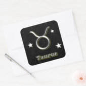 Taurussymbool Vierkante Sticker (Envelop)