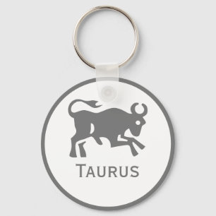 Taurusteken van het Zodiac-ontwerp Sleutelhanger
