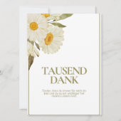 Tausend Dank Karte Feestdagenkaart (Voorkant)