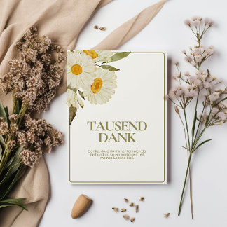 Tausend Dank Karte Feestdagenkaart