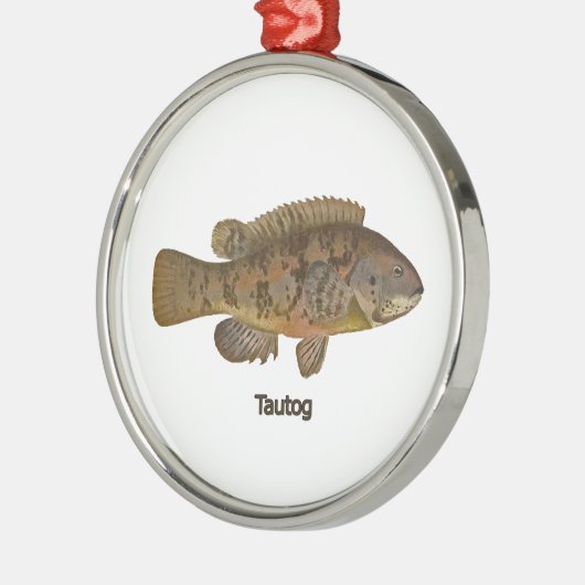 Tautog Fish Ornament (Links)
