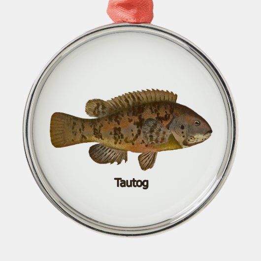 Tautog Fish Ornament (Voorkant)