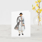 tautu dels card kaart (Gele Bloem)