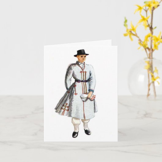 tautu dels card kaart (Gele Bloem)