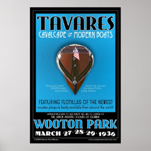 Tavares Cavalcade of Modern Boats poster