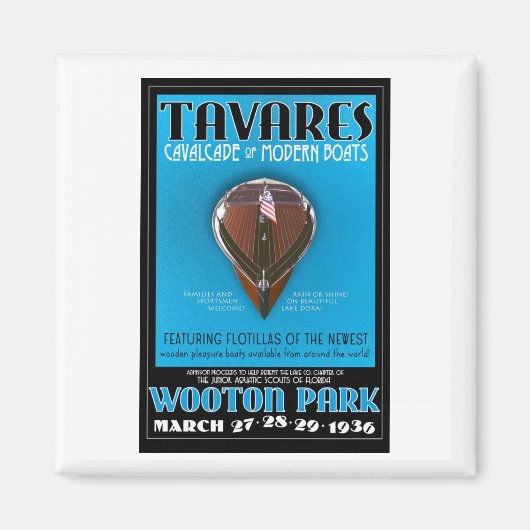 Tavares Cavalcade van moderne boten magneet (Voorkant)
