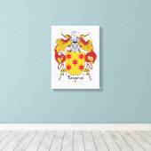 Tavares Family Crest Canvas Afdruk (Insitu (Houten vloer))