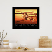 Tavares Florida Fine Art Seaplane Poster (Keuken)