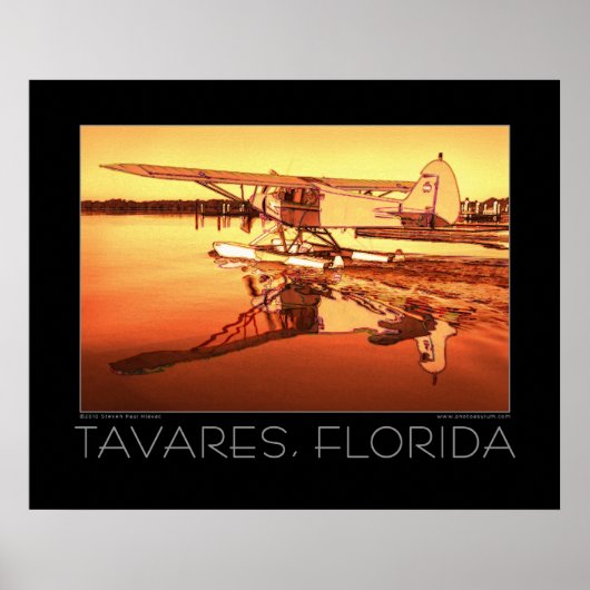 Tavares Florida Fine Art Seaplane Poster (Voorkant)