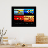 Tavares Florida Fine Art Seaplane Poster (Keuken)