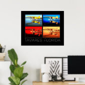 Tavares Florida Fine Art Seaplane Poster (Thuiskantoor)