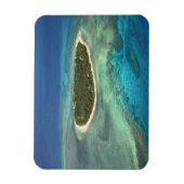 Tavarua-eiland en koraalrif, Mamanuca-eilanden Magneet (Verticaal)