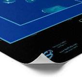 Tavarua & Namotu-eilanden, Fiji-satelliet-poster Poster (Hoek)